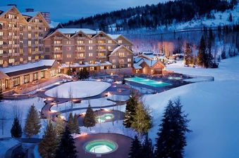 The Montage Deer Valley Resort View Suite offers a luxurious winter escape with mountain views.