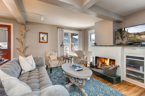 Fireplace in Living Area