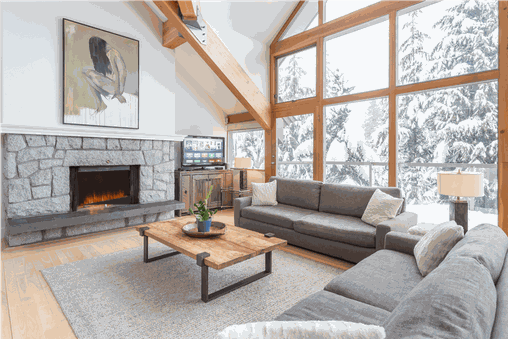 Fireplace in Living Area