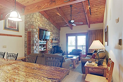Fireplace in living room