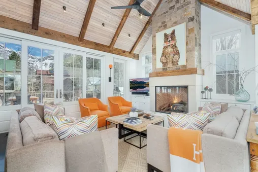 Den Fireplace