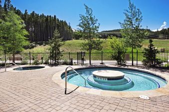 Hot Tubs at Crystal Peak 4 Bedroom at Peak 7 in Breckenridge