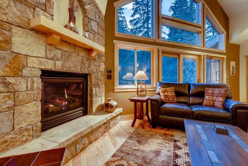 Fireplace in Living Room