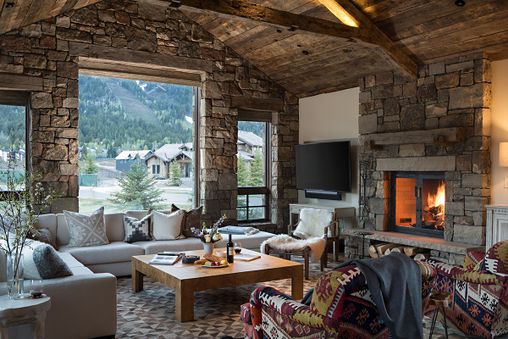 Fireplace in Living Room