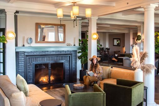 Fireplace in Living Room