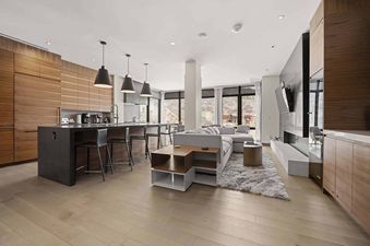 Open-plan kitchen and living room area at One Snowmass West 301.