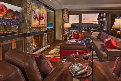 Gas fireplaces and communal fire pit