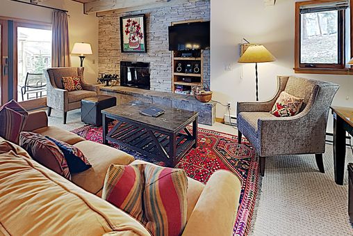 Fireplace in living room