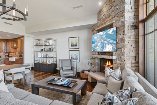 Fireplace in Living Room