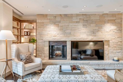 Fireplace in Living Room