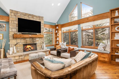 Fireplace in Living Room