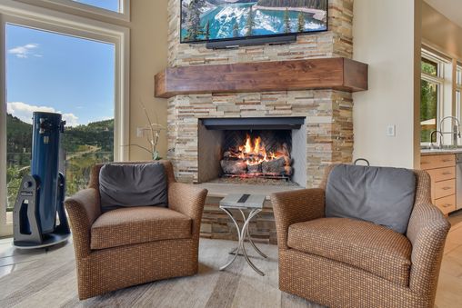 Fireplace in Living Room