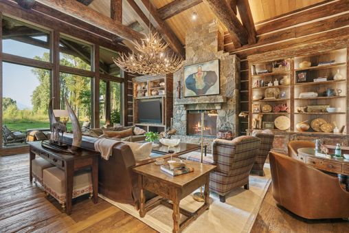 Wood-Burning Fireplace