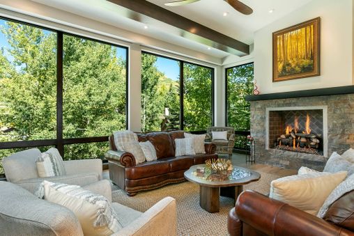 Fireplace in Great Room