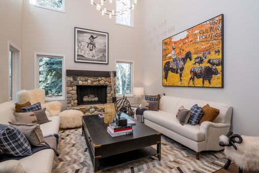 Fireplace in Living Room