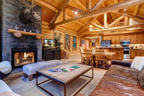 Wood-Burning Fireplace