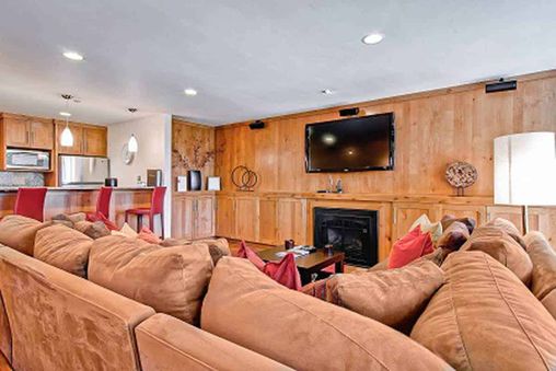 Fireplace in living room