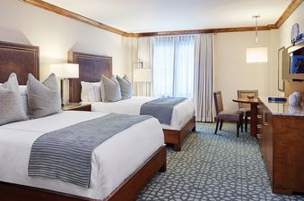 5-Luxury Plaza Room Two Queens with Breakfast