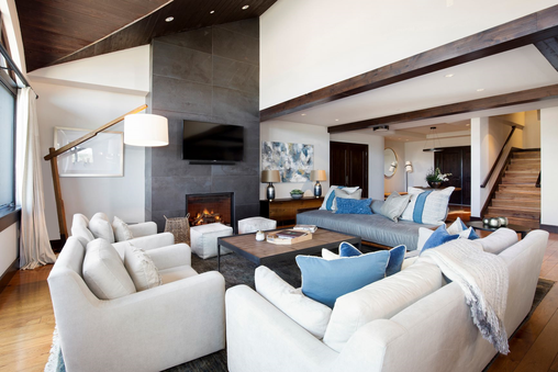 Fireplace in Living Room