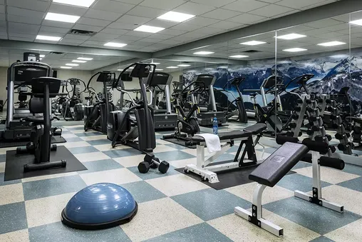 Fitness Center with Cardio and Weight Equipment