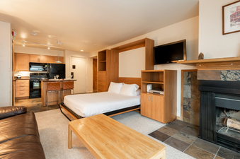 Living Area with Queen Murphy Bed