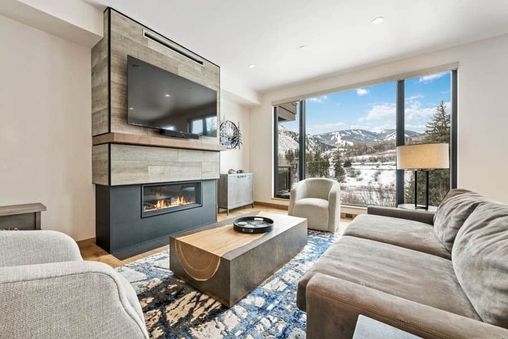 Fireplace in Living Room and Outdoor Firepit