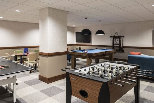 Games Room with Pool, Ping Pong and Foosball Tables