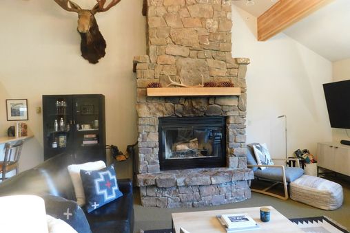 Stone Fireplace