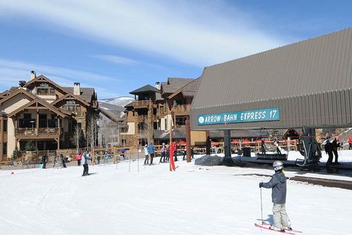 Less than 200 Yard to the Arrowbahn Lift