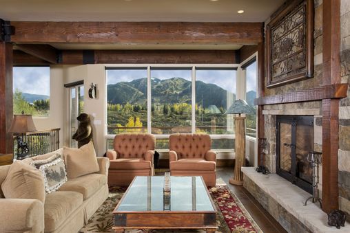 Gas Stone Fireplace