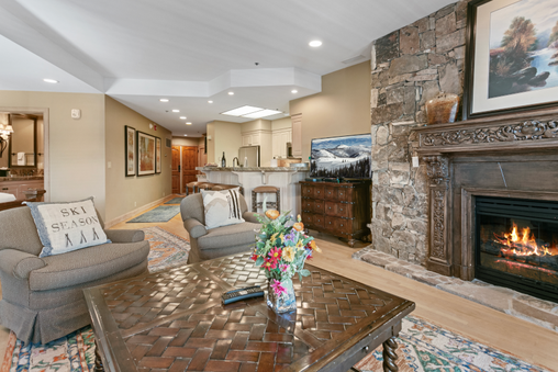 Fireplace in Living Area
