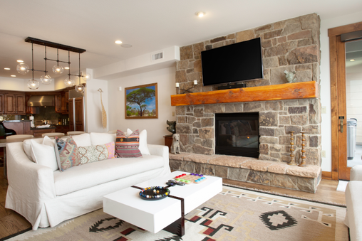 Fireplace in Living Room