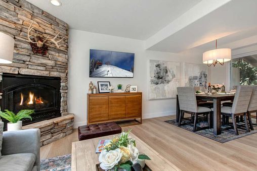 Flagstone Fireplace