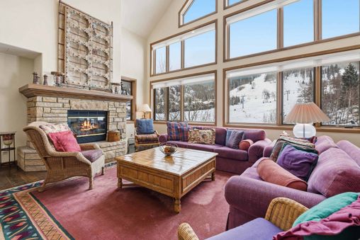 Stone Fireplace