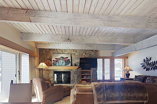 Fireplace in living room