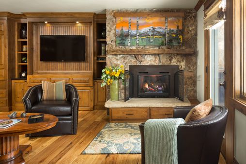 Fireplace in Living Room