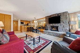 The Lodge Tower 394 offers a comfortable and inviting living space.