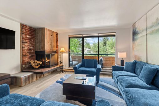 Fireplace in living room