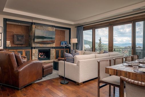 Gas fireplaces and communal fire pit