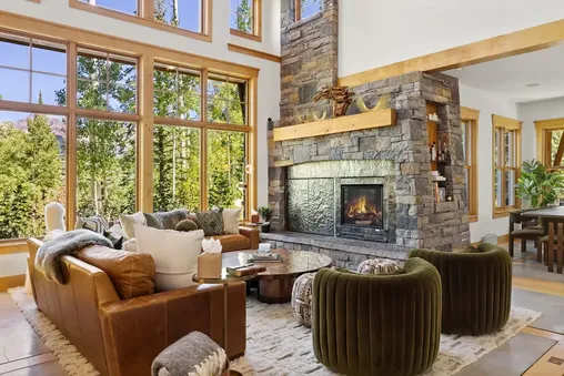 Fireplace in Living Room