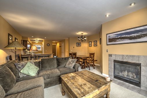 Fireplace in living room