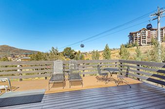 The Ski Inn Condominiums Deck View