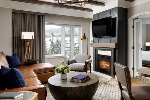 Fireplace in Living Room