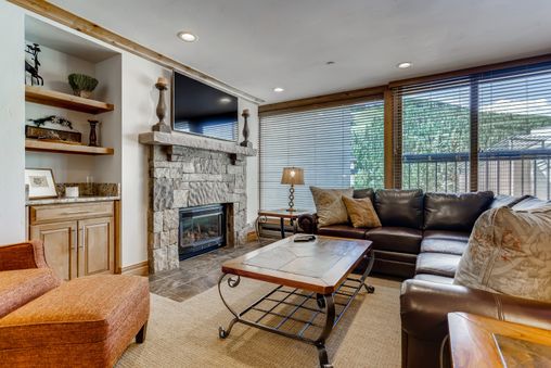 Fireplace in living room