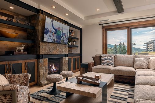 Fireplace in Living Room