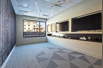 Lift teen lounge in clubroom