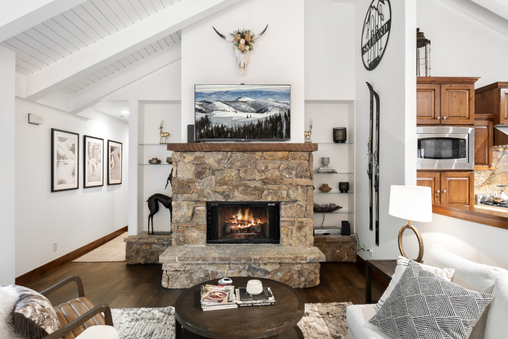 Fireplace in Living Room