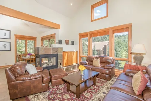 Dual-Sided Gas Fireplace