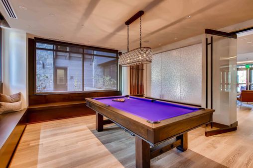 Pool Table in Off the Lobby