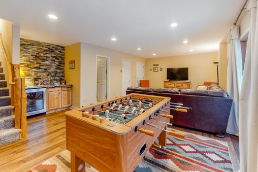 Games Room with Foosball Table